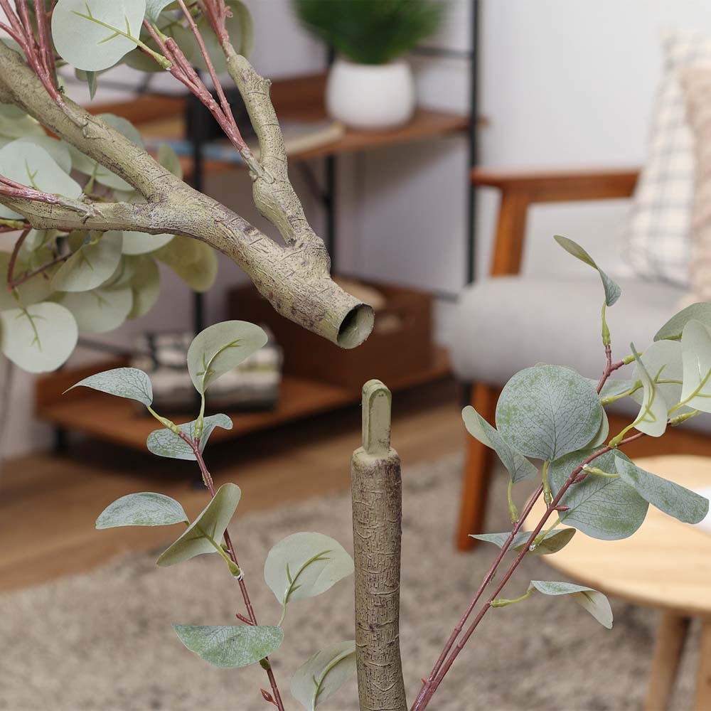 不二貿易 フェイクグリーン ユーカリ 150cm ジョイント グリーン 41120