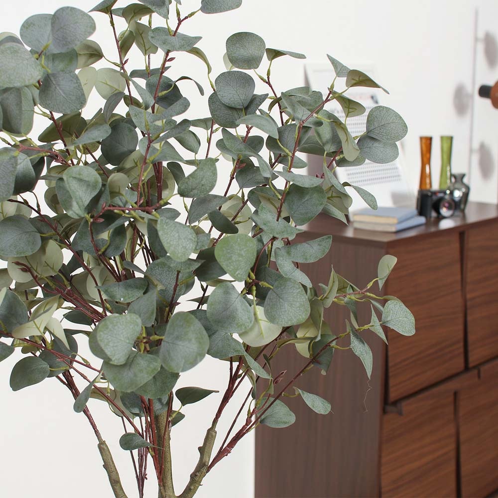 不二貿易 フェイクグリーン ユーカリ 150cm ジョイント グリーン 41120