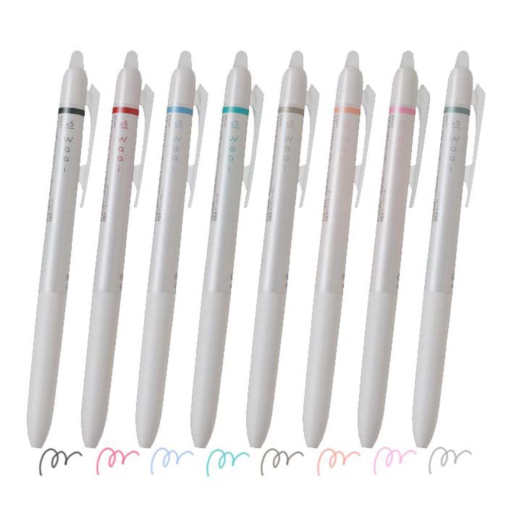 パイロット PILOT フリクション Waai ボールペン 0.5mm 8色セット LFW-15-8C FRIXION こすると消えるボールペン