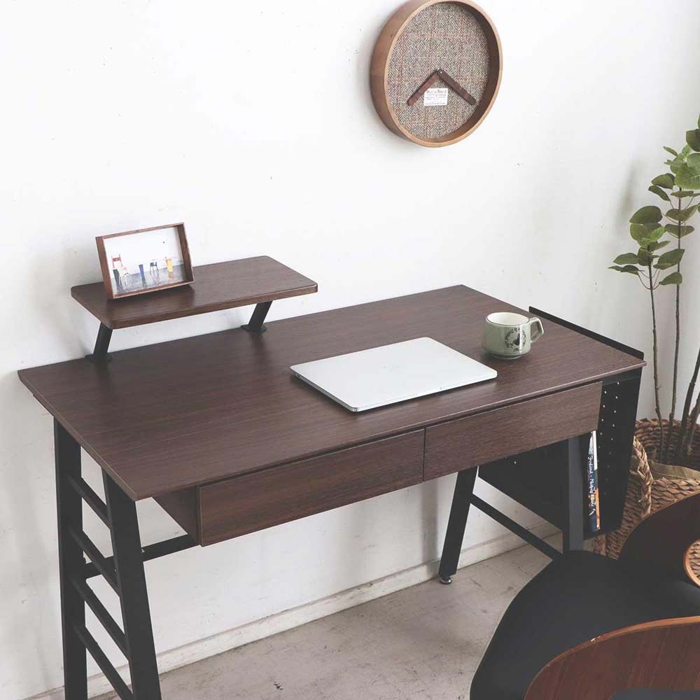 東馬 tohma リッシュ デスク ブラウン 幅100cm 奥行55cm 54670480