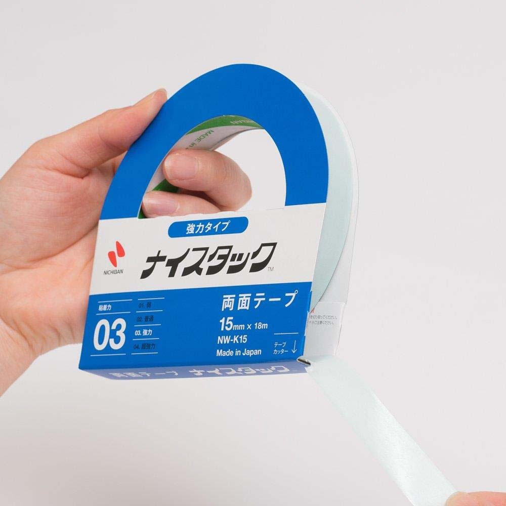 Nichiban ニチバン　ナイスタック　強力タイプ　大巻15mm×18m NW-K15