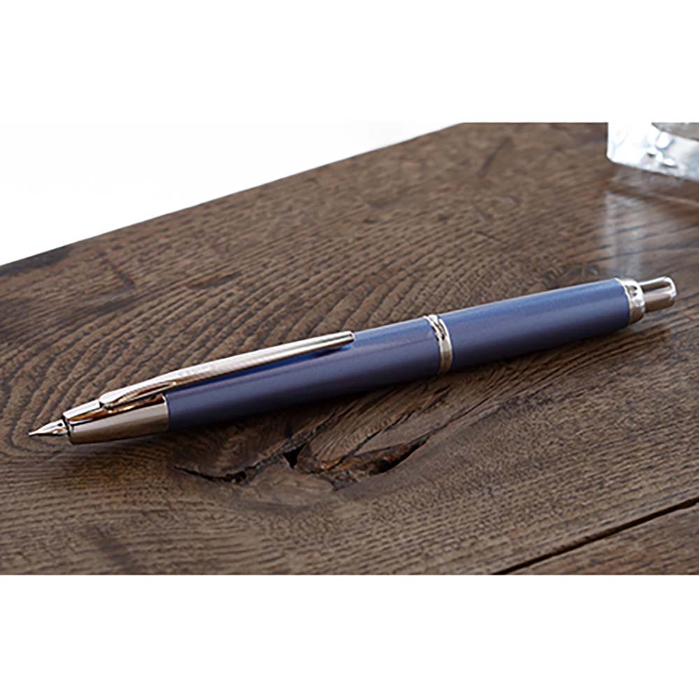 パイロット　キャップレスデシモ　18金 EF ダークマイカブルー パイロットキャップレスデシモ18金 EF ダークマイカブルー