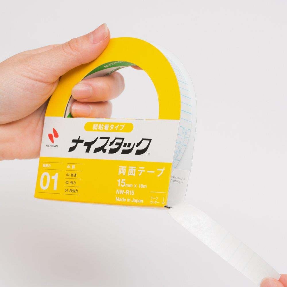 Nichiban ニチバン　ナイスタック　弱粘着　大巻　15mm×18m NW-R15