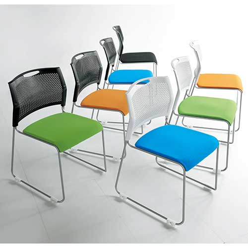 JTX 889021)会議イス FRS-10 YG イエローグリーン ■▼210-4559 FRS-10 YG 1台 ☆ポイント最大16倍☆送料無料-会議イス FRS-10 YG イエロー