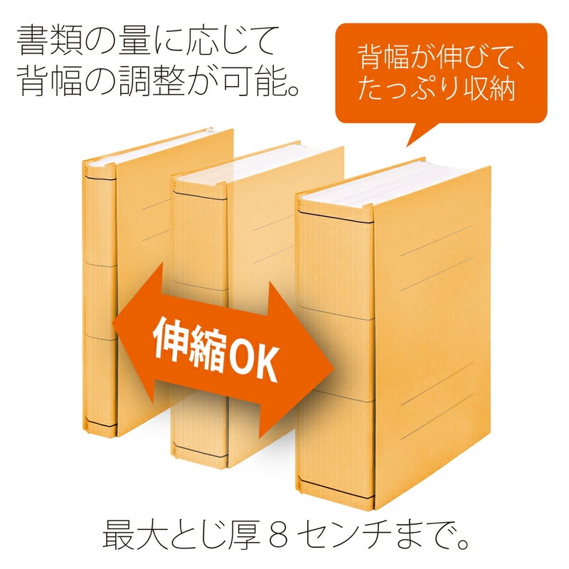 プラス(PLUS)背幅伸縮フラットファイル セノバス エコノミー 樹脂とじ