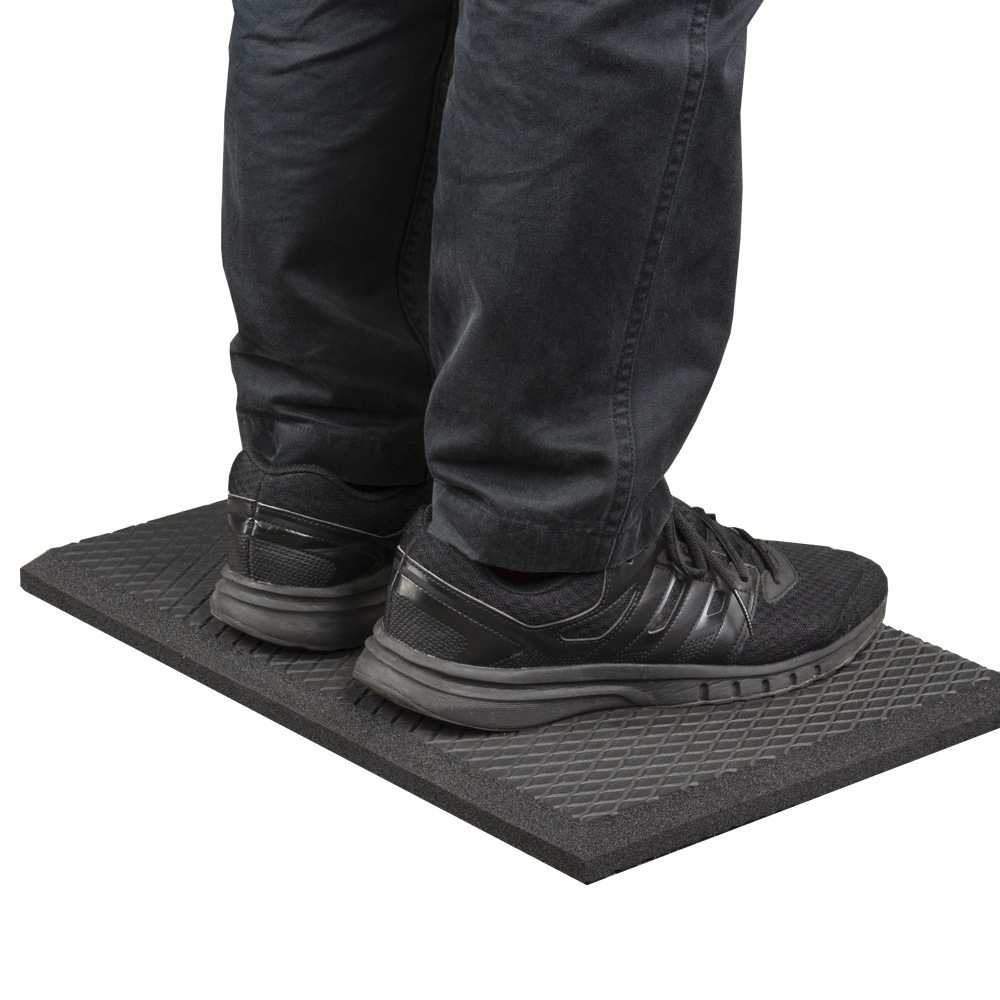 ナカバヤシ Nakabayashi 負荷軽減フットマット ブラック MAT-001BK