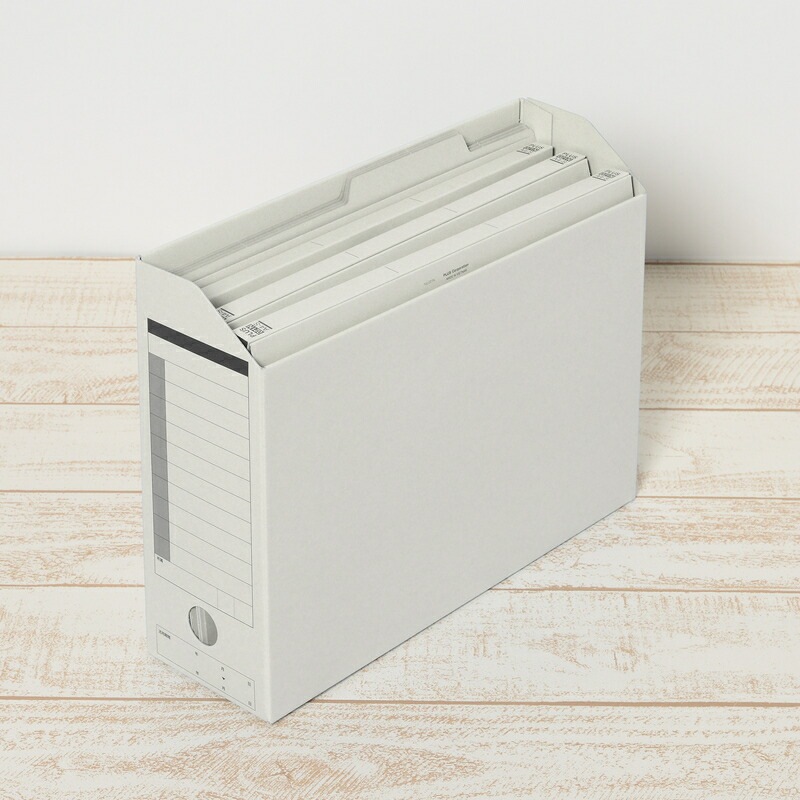 プラス PLUS 個別フォルダー エコノミー A4-E 50枚入 グレー FL-082IF