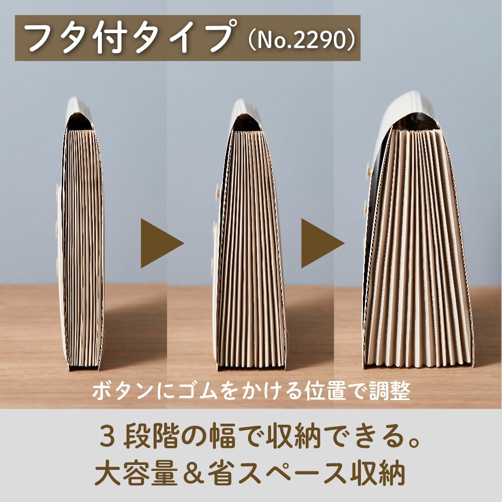 キングジム KINGJIM サクッと整理 ドキュメントファイル (フタ付) クロ