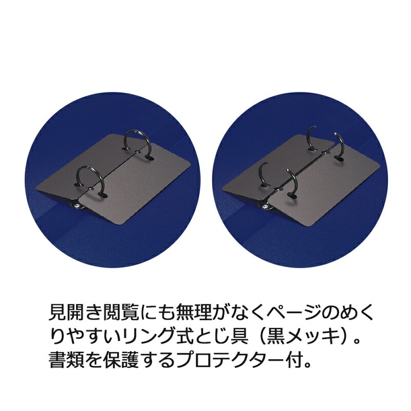プラス(PLUS)リングファイル スーパーエコノミー 2穴 B5-E 210枚とじ