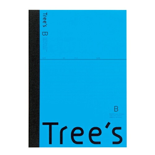 日本ノート スタンダードノート Tree's B5サイズ B罫30枚 5冊束　アソートパック UTR3B05 5冊束*2パック　計10冊