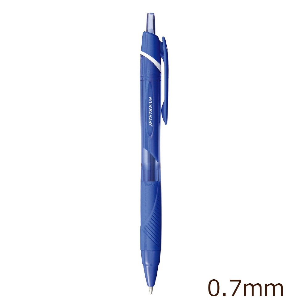 三菱鉛筆＞ ジェットストリームカラーインクボールペン 細字 0.7mm 青