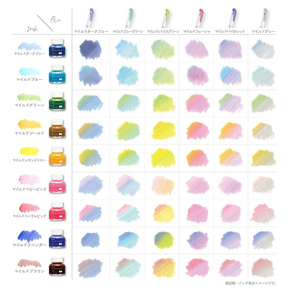 ゼブラ ZEBRA ラインマーカー ボトルインク マイルドライナーのもと