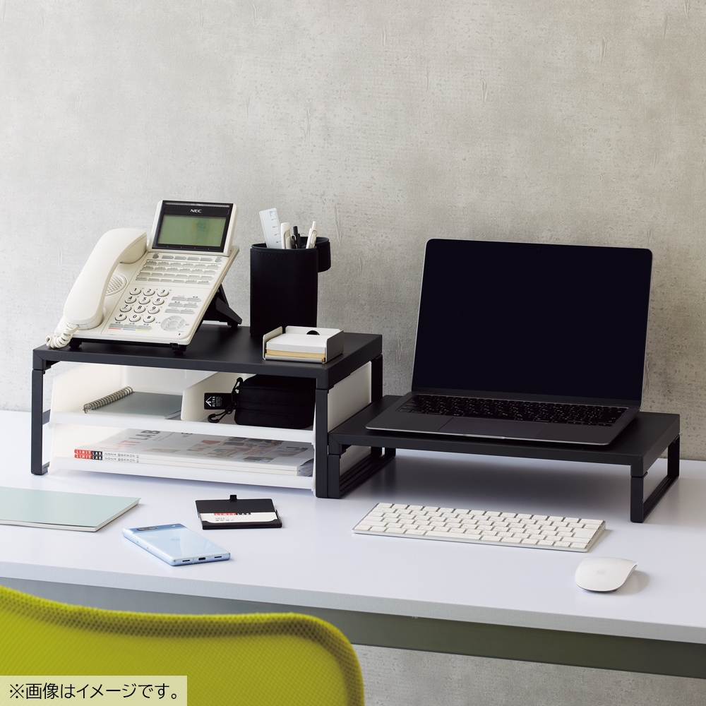 LIHIT LAB.＜リヒトラブ＞ 机上台＜幅390mm・ハイタイプ＞ マット 