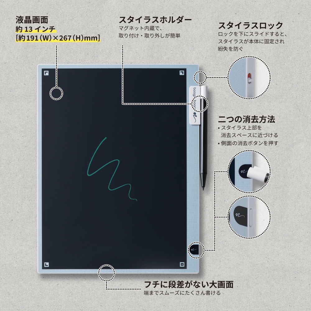 キングジム(KING JIM) ブギーボード 黒 BB-13BK BB-13 | ブギーボード | KINGJIM