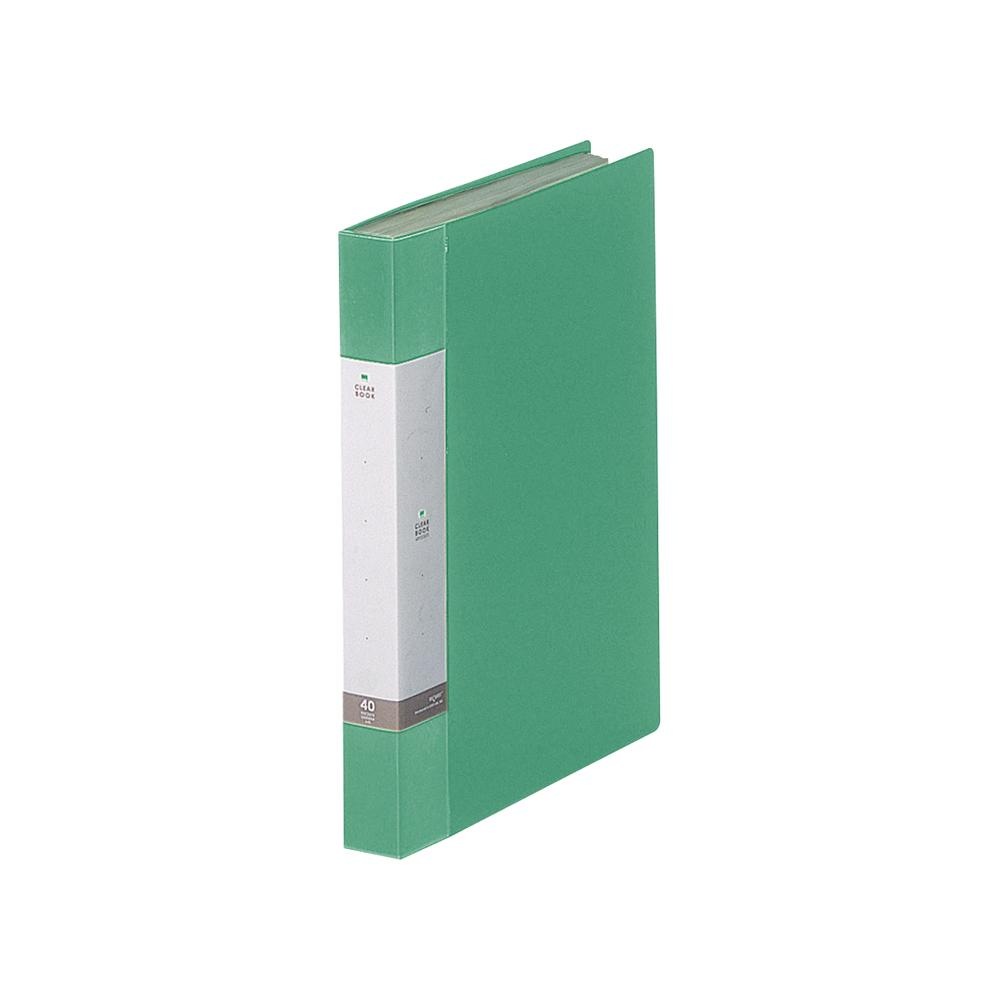 LIHIT LAB.＜リヒトラブ＞ リクエスト クリヤーブック G3202-7緑 A4