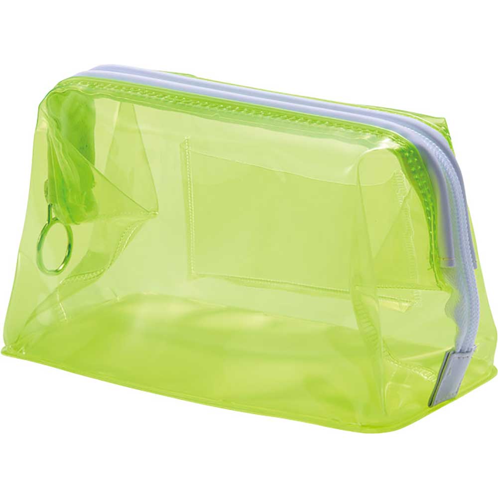 キングジム＜KING JIM＞ チアーズ ワイヤーポーチ キイ CH5540Tキイ ポーチ 収納ポーチ クリア文具 クリアカラーネオンカラーチアーズ