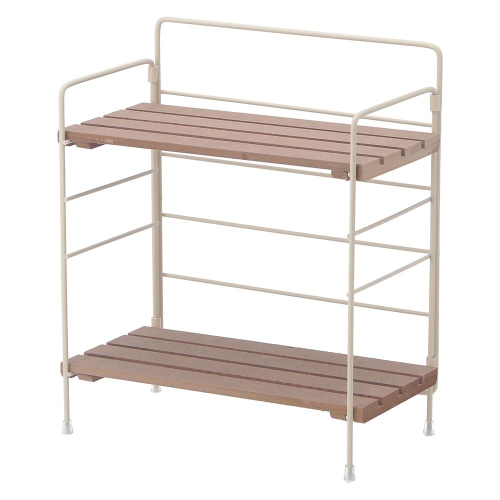 不二貿易 折りたたみラック リーブル アイボリー 38496 | 家具