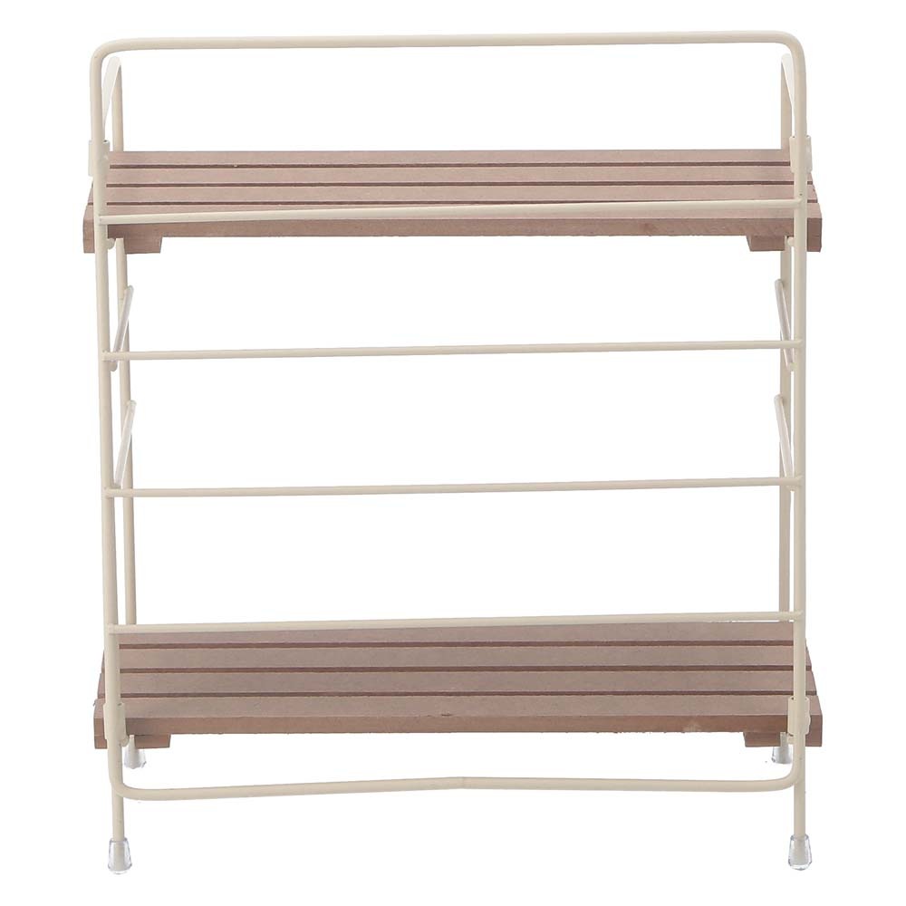 不二貿易 折りたたみラック リーブル アイボリー 38496 | 家具