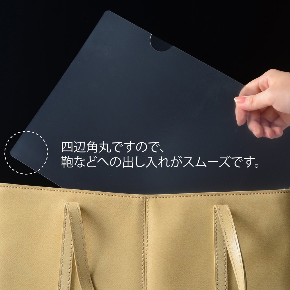 がーちゃんです。 プラス(PLUS) クリアホルダー 高透明 再生 10枚パック FL-189HO 89-188