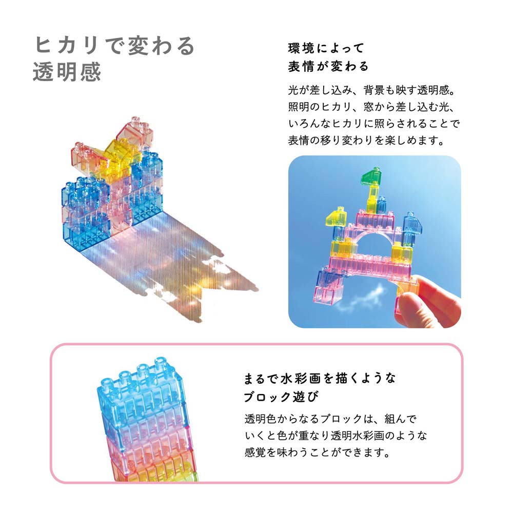 ハンドメイドかぴ プレートセット L 六角形とハート形（透明） | CATALOG | PERLER