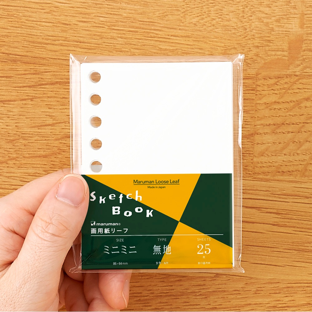 数量限定!】マルマン maruman ミニミニリーフ 3冊 えがくセット