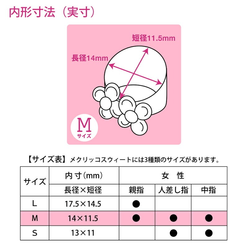 プラス PLUS 指サック メクリッコ スイート Mサイズ 3個入 フラワー1 紙めくり KM-302SB-3 35-909
