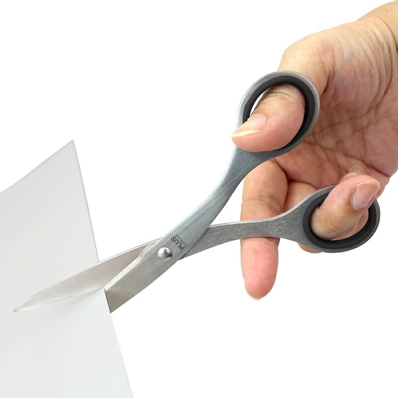 プラス(PLUS) はさみ ステンレス鋏 刃渡り165mm ブラック NO.165 34