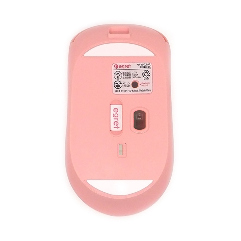 電響社 denkyosha EGRET Bluetooth&2.4G 静音充電式ワイヤレスマウス