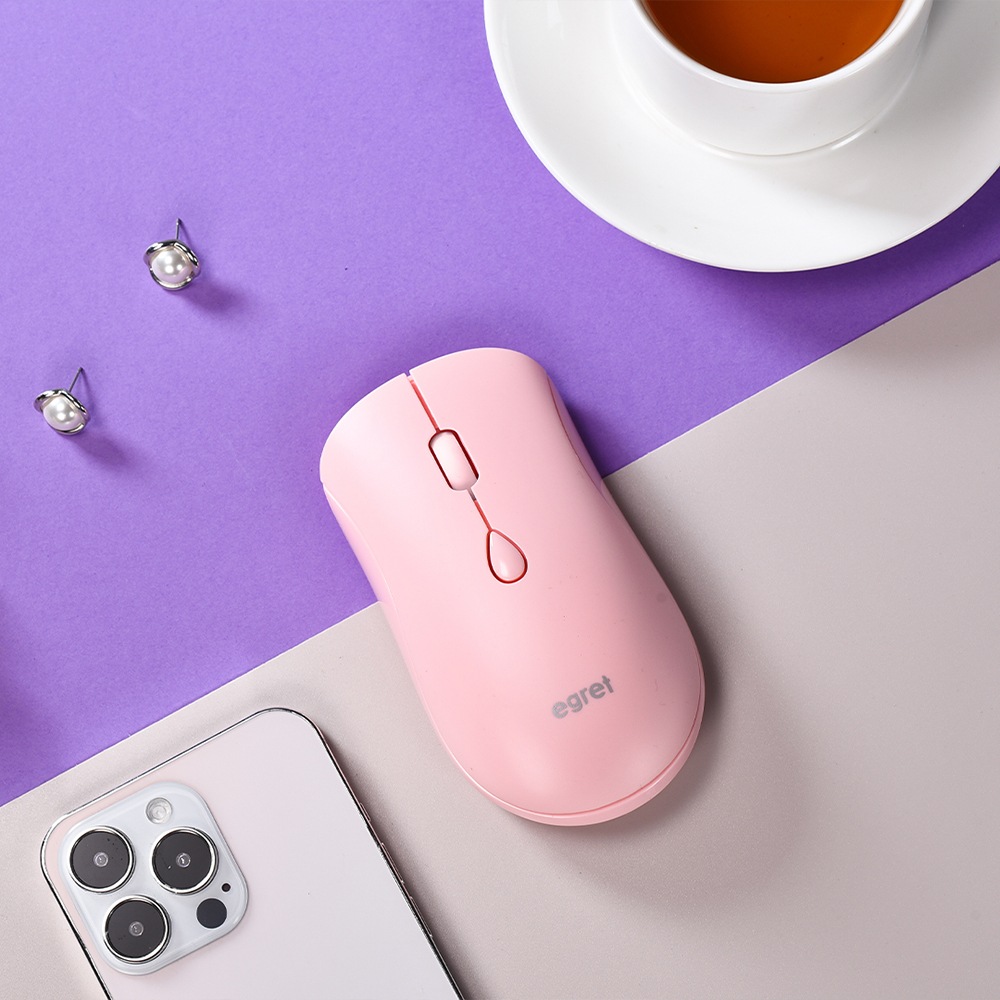 電響社 denkyosha EGRET Bluetooth&2.4G 静音充電式ワイヤレスマウス