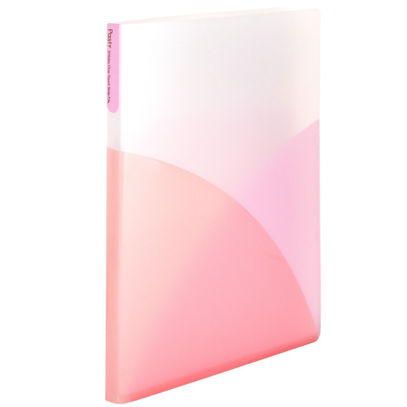 プラス (PLUS) ファイル A4 Pasty パスティ 2穴ワンタッチスライド