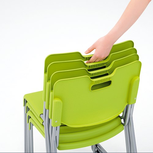 プラス スクールチェア SC-334 ライトグリーン 868840 | 全商品,家具