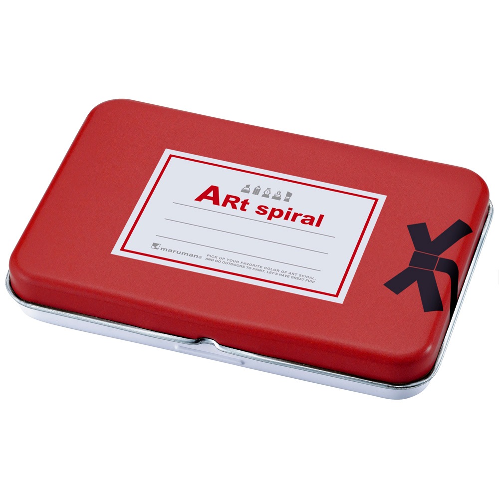 数量限定!】マルマン maruman 缶入りメモ アートスパイラル KMSBD-24