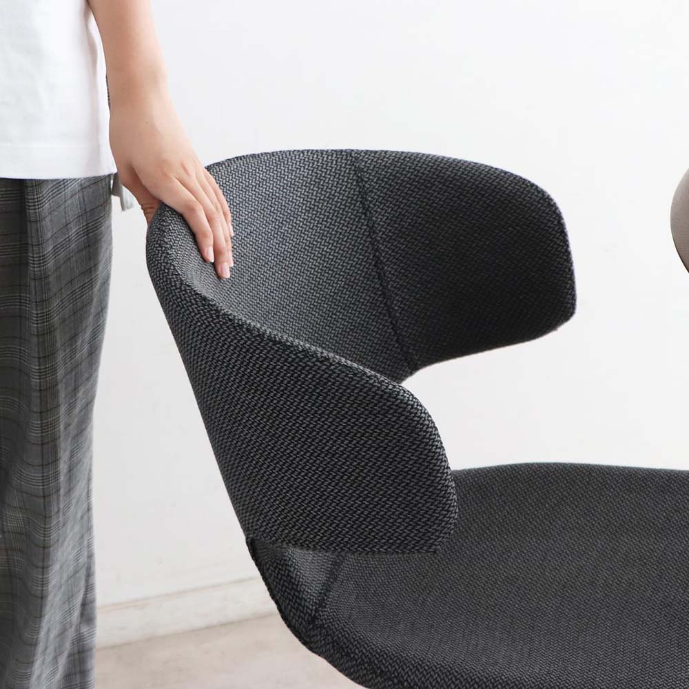 東馬 tohma レイド ラウンドチェア チャコールグレー 54683710