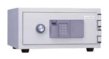 日本アイ・エス・ケイ　耐火金庫　コンパクトセーフ　指紋錠＆プッシュ錠　CPS-FPE-A4 地震 災害 防災