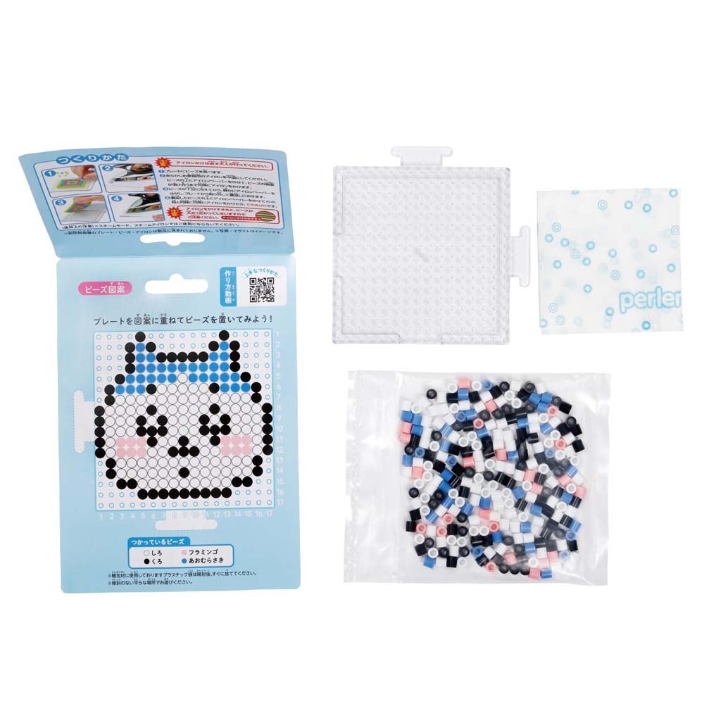 水　ページ ハチワレ2奌セット カワダ kawada かんたん！キャラビーズセット ちいかわ/ハチワレ