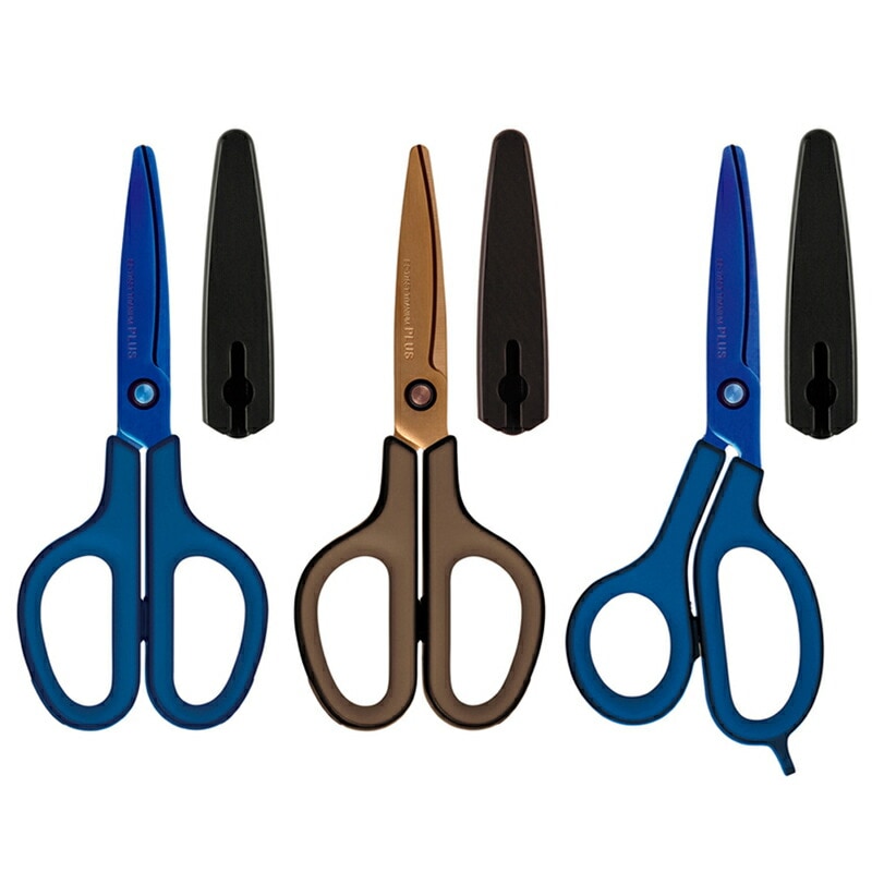 プラス(PLUS) はさみ フィットカットカーブ チタンコート チタン