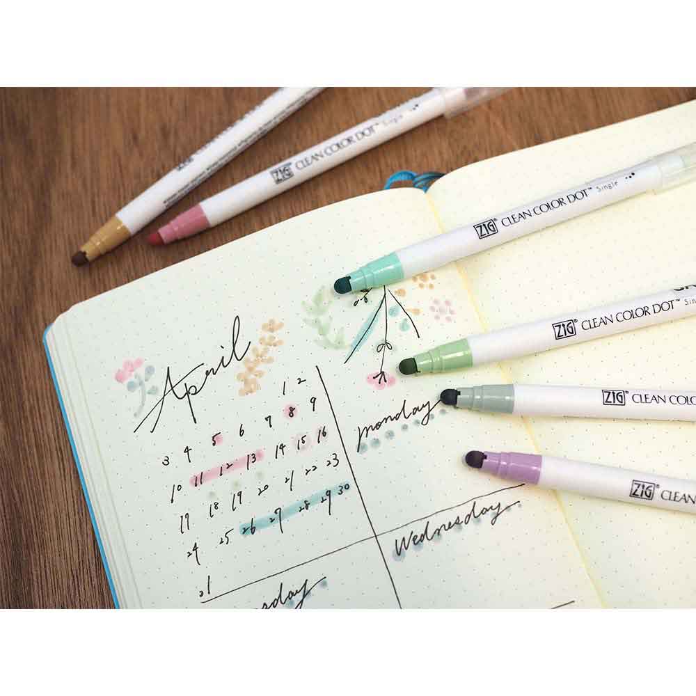 ZIG クリーンカラードット シングル マイルドスモーキーセット