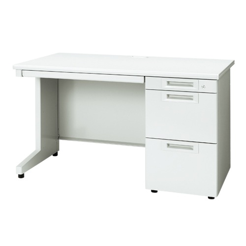 プラス 片袖机 RJ-127A-3 WH ホワイト 引出A 364833 | 全商品,家具 