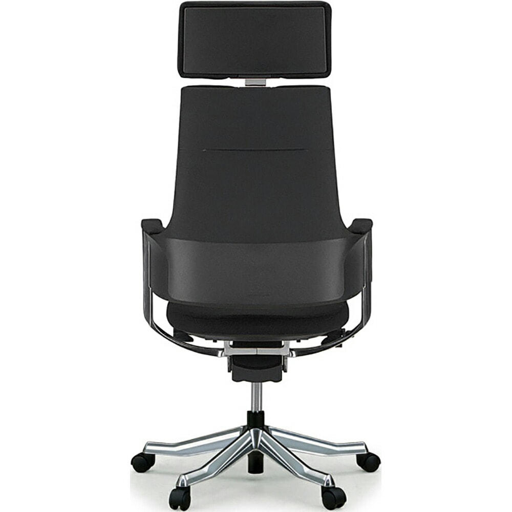 関家具 タスクチェア デルフィ ファブリック張地 ハイタイプ ブラック  137101