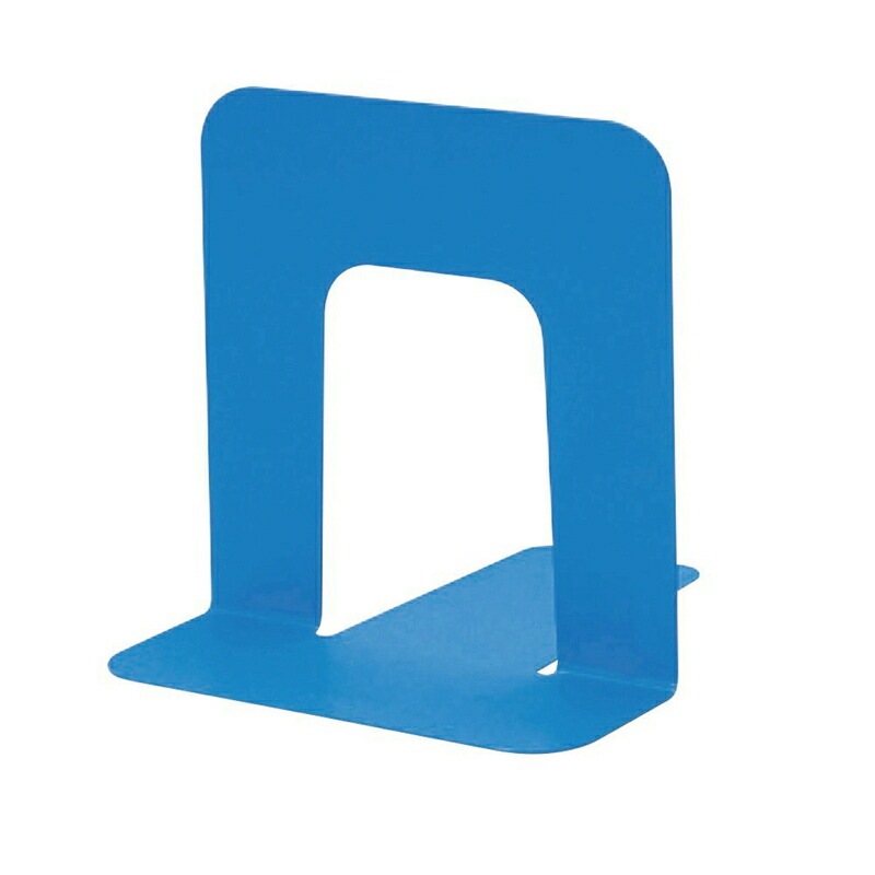 プラス(PLUS)ブックエンド 本立 Sサイズ ブルー BS-203　36-338
