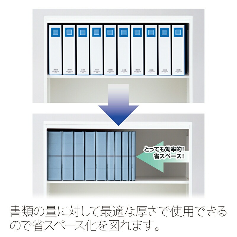 プラス(PLUS)背幅伸縮フラットファイル セノバス 樹脂とじ具 A4-S