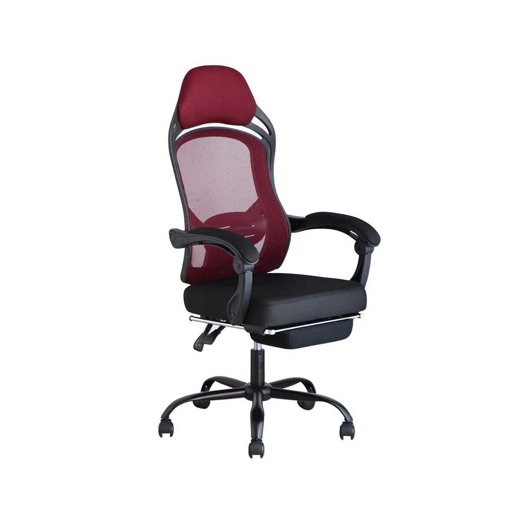 東馬 tohma FT メッシュオフィスチェア レッド 54684800 | 家具