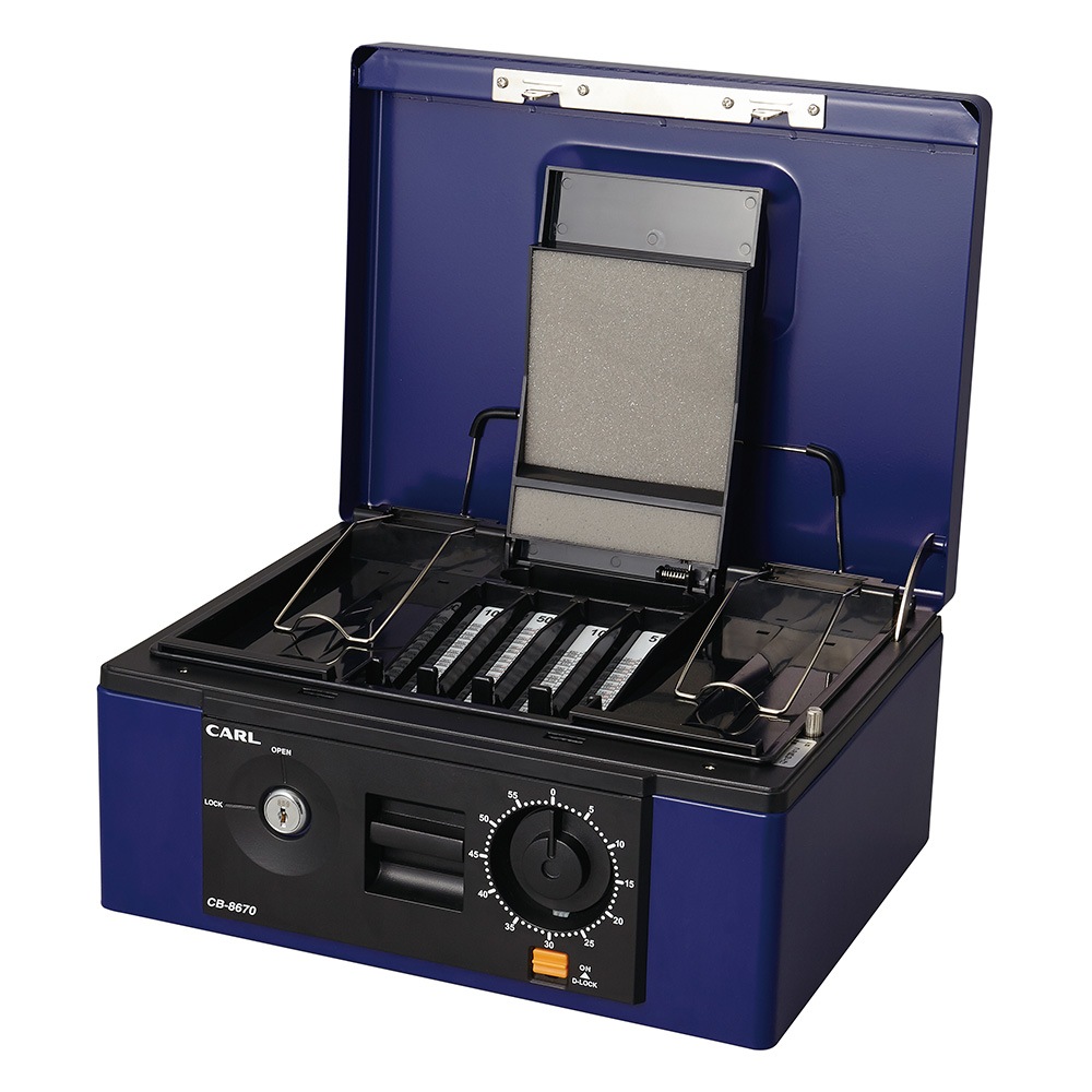 カール事務器 手提げ金庫 キャッシュボックス B5 CB-8670 貴重品