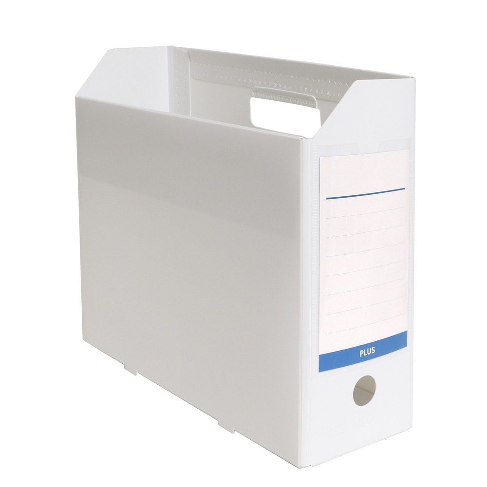 プラス PLUS 抗菌 PPボックス ファイル A4-E ホワイト 76526 | プラス