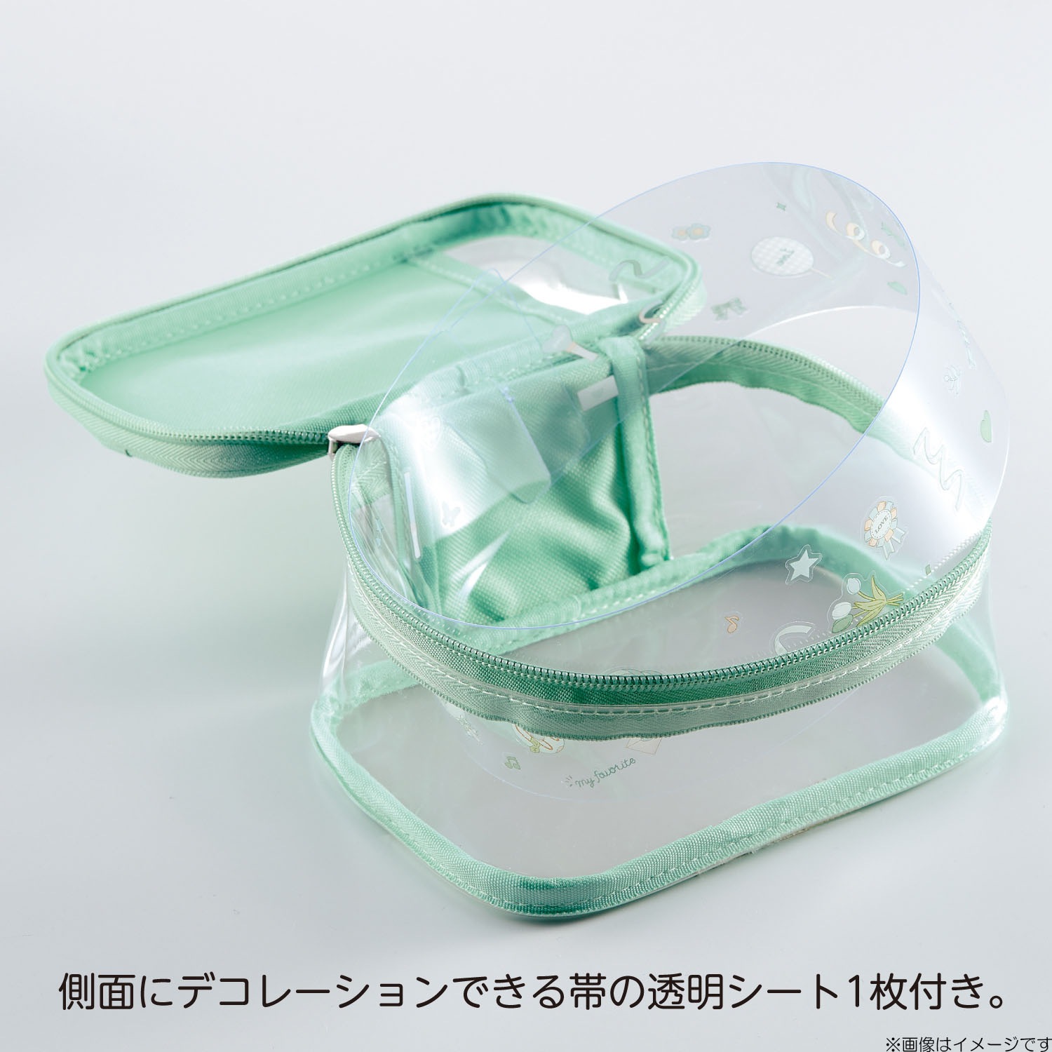 リヒトラブ LIHITLAB myfa デコレーションボックスポーチ シフォン