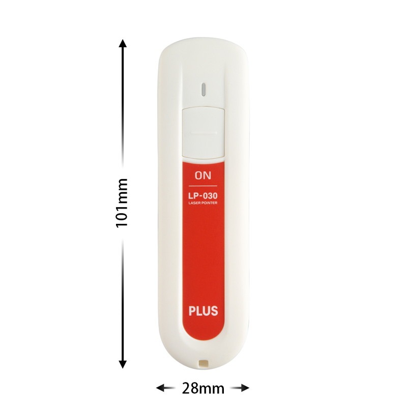 プラス (PLUS) レーザーポインター 小型 軽量 赤色光 LP-030 28-106