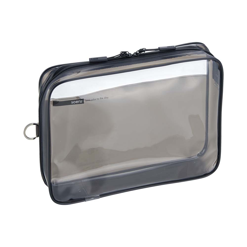 リヒトラブ LIHITLAB SOERU クリヤーボックスケースA5 ブラック F8200-24