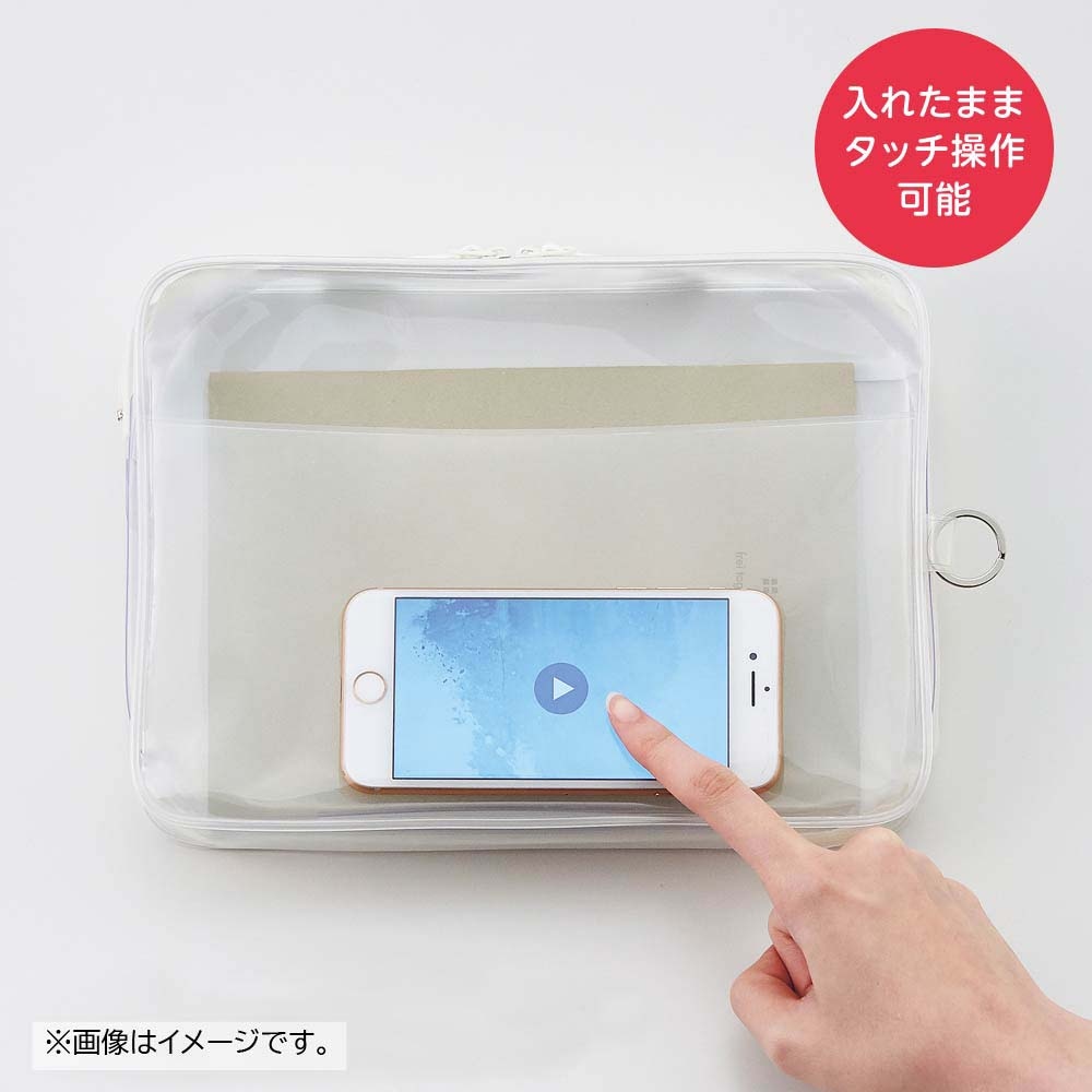 リヒトラブ LIHITLAB SOERU クリヤーボックスケースA5 ブラック F8200-24