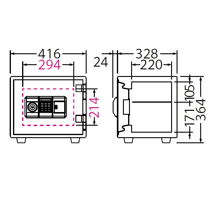開梱設置無料】エーコー 家庭用小型耐火金庫 STANDARD BES-9PK