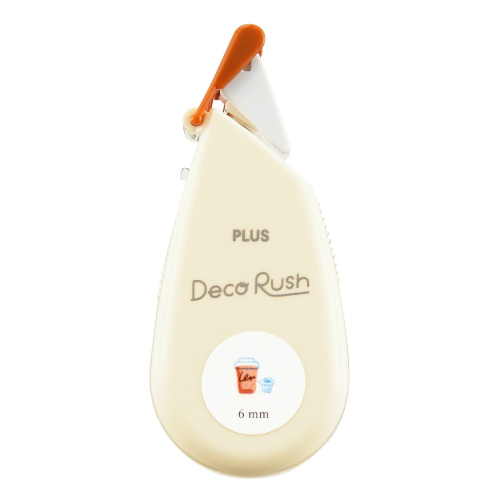 ぶちこです プラス PLUS デコレーション テープ デコラッシュ 6mm カフェ 51889